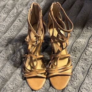 Antonio Melani Leather Strappy Heels size 10